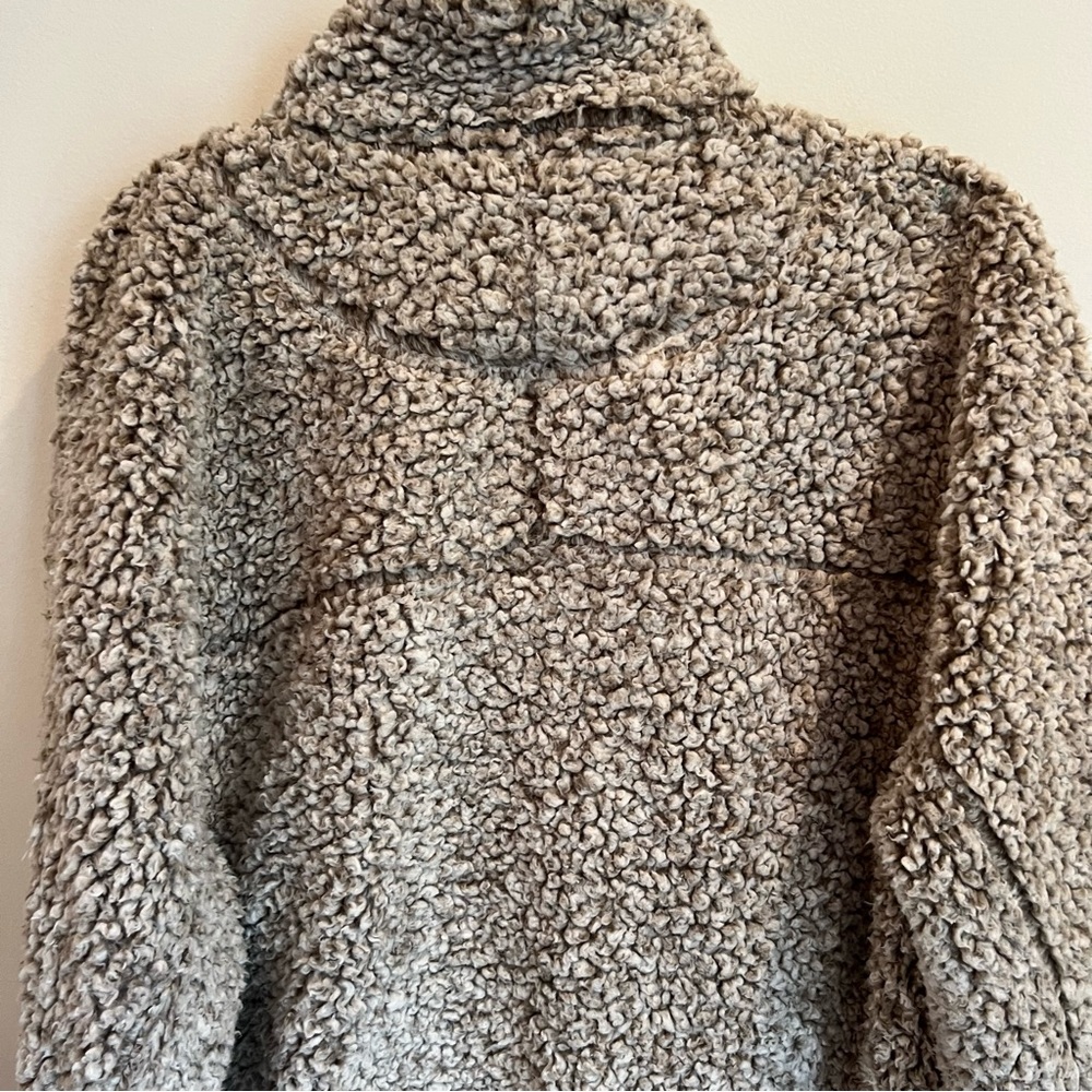 Unisex True Grit Frosty Tipped Soft Sherpa Pullover | L - Picture 10 of 13